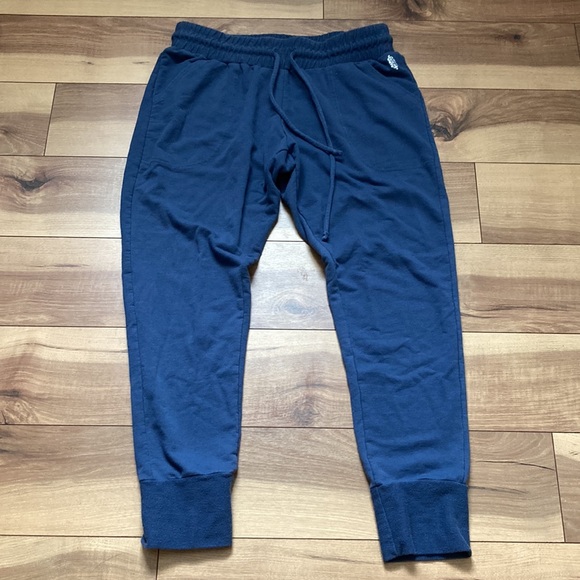 Free People Movement Sunny Skinny Blue Joggers. Size L - Picture 3 of 13